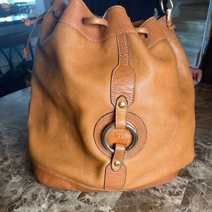 Genuine Italian Leather Duffel Bag